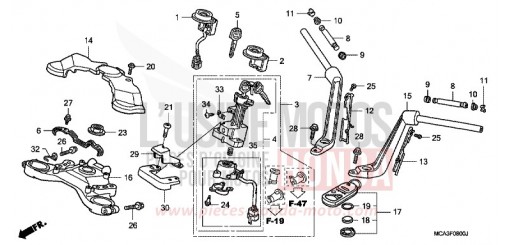 ROHRGRIFF/OBERE BRUECKE (GL1800A1/A2/A3/A4) GL1800A2 de 2002